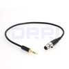 DDRRI 3 Pin Mini XLR Female to 3.5mm TRS Male