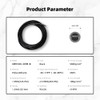 Pneumatic Tubing Black PU Air hose Pipe Tube Kit 6mm