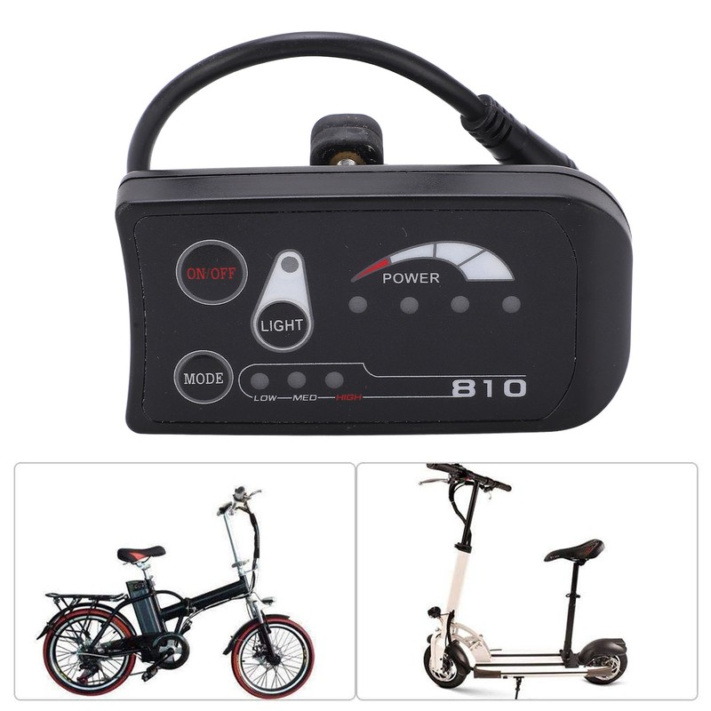 Electric Bicycle LED Display Control Panel 36V 48V S810 LED