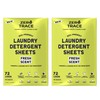 Zero Trace All Natural Laundry Detergent Sheets - Powerful Eco-Friendly
