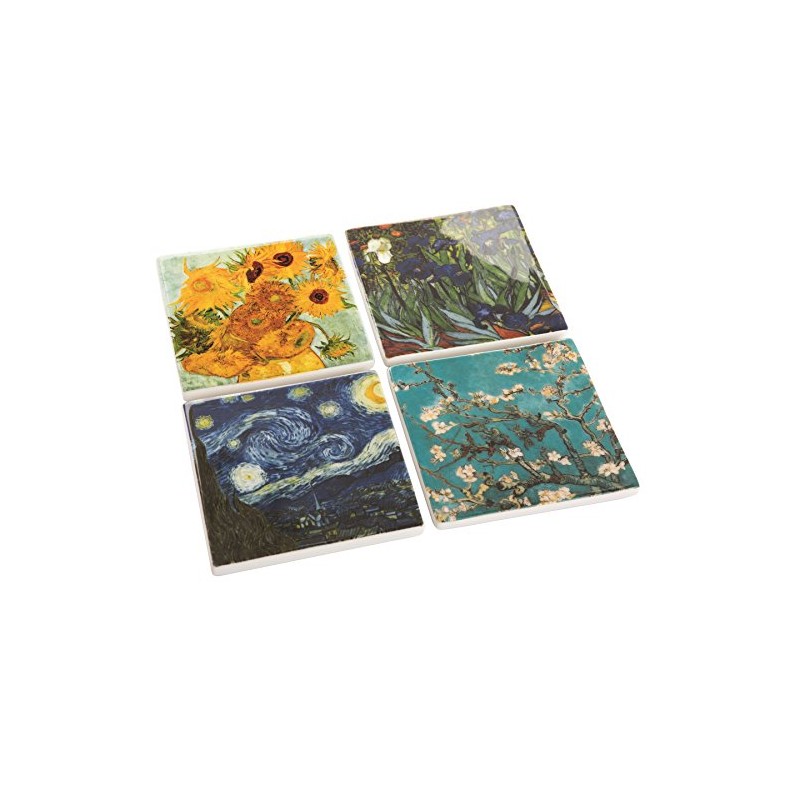 John Beswick CVGSET Van Gogh Coasters Set of 4