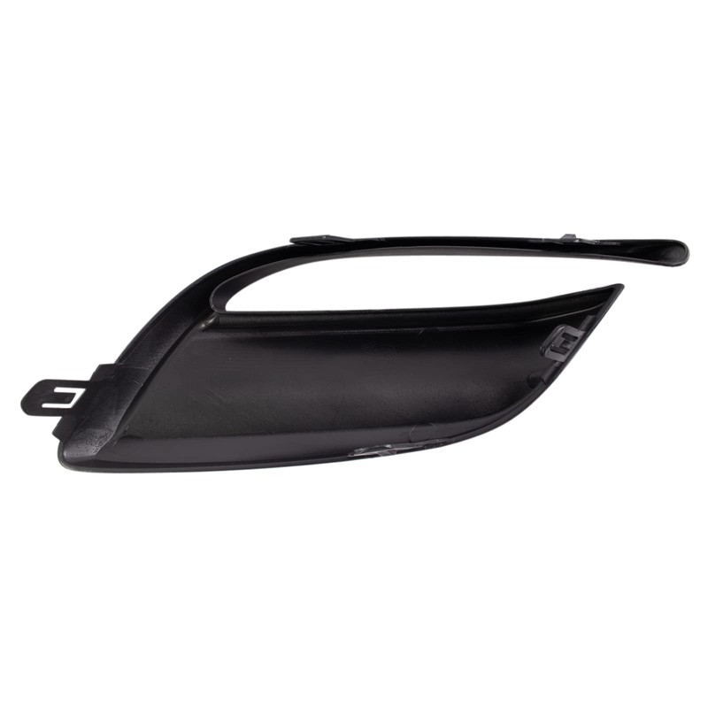 TRQ Front Left Fog Light Hole Cover Black Drivers Side
