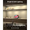 SZOKLED Under Cabinet Lights, 20LED Under Cabinet Lighting Rechargeable, Remote