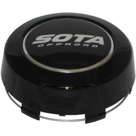 SOTA Offroad Gloss Black 8 Lug Wheel Rim Center Cap A608F-1
