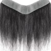 Tupé de cabello humano para hombres, pieza de cabello en