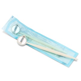 Practicon Disposable Dental Mouth Mirrors, Presterilized Individually Wrapped Mouth Mirror, 50 Pack