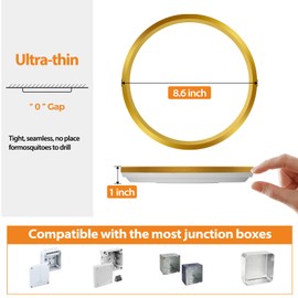 slochi Ceiling Light LED Ceiling Light Flat 18 W, Diameter 22 cm, 3 Colours 3000 K/4000 K/6500 K, IP44 Bathroom Lamp, 1800 LM Modern LED Lamp Ceiling Kitchen Lamp for Kitchen, Bathroom, Bedroom