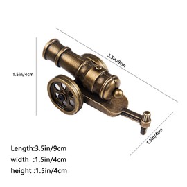 Minis Cannon Model Metal Replica Desktop Decorating and Collectibles