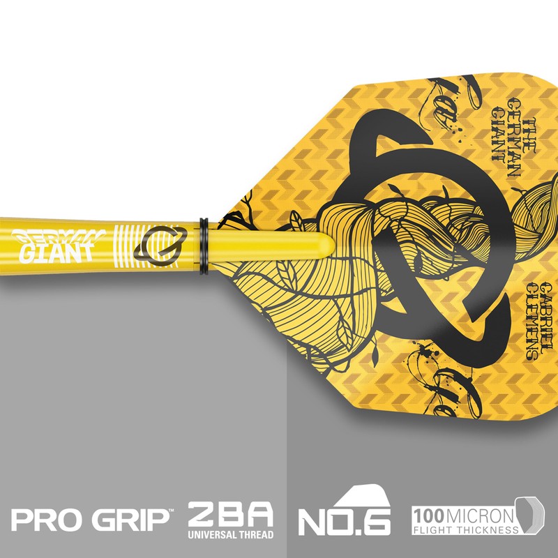 Target Darts Gabriel Clemens Ink Design No.6 Dart Flights &