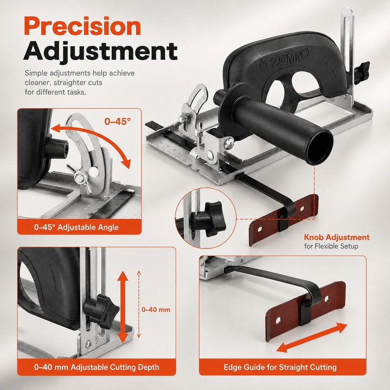 Guide Sledge Angle Grinder Holder, Angle Grinder Stand Guide Rail