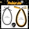 2 Pieces Class 0f 2025 Kukui Nuts Lei Necklace Graduation