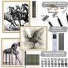 KALOUR 54-Pack Sketch Drawing Pencils Kit with Sketchbook,Include Graphite,Charcoal Pencils