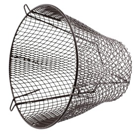 SPARES2GO Universal K6 Plastic Coated Terminal Guard Round Boiler Flue Cage (11.5'' / 290mm) Brown