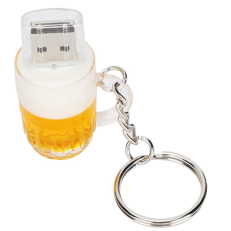 USB Flash Drive Cartoon Domineering Beer Mug Shape Portable Storage