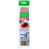 Clover 8440 Fine Weaving Sticks (6-Pack), Brown