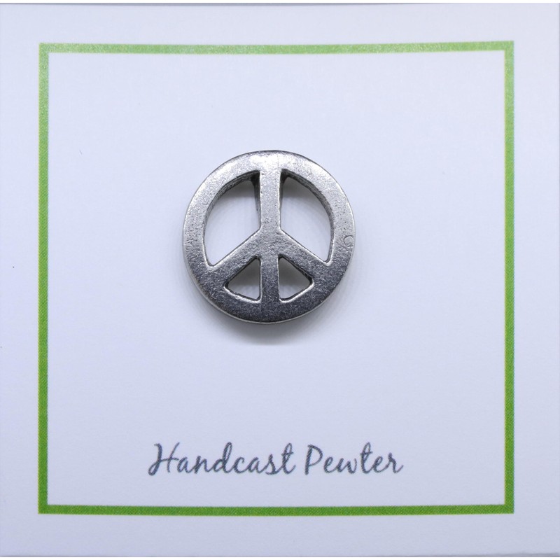 Jim Clift Design Peace Sign Lapel Pin - 1 Count