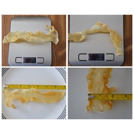 XLSEAFOOD Sun Dried Wild Caught New Zealand Ling Fish Fishmaw AAAA 454g 美国旭龙行野生淡干特级新西兰鳕鱼胶鱼肚花胶1磅 25-35片/磅