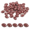 PATIKIL Sports Ball Beads, 100 Pcs Acrylic Rugby Beads Bulk
