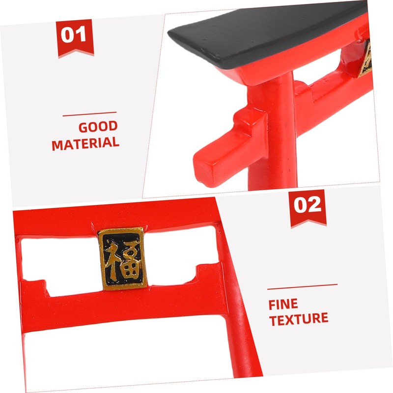 FUNOMOCYA Japanese Gate Model Micro Landscape Decor Fish Tank Accessory