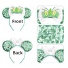 bianbaistar Princess Tiana Mouse Ears Headband with Floral Crown Decoration