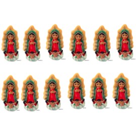 Virgen De Guadalupe Niña 5" Our Lady Baby Face Statue[12 PCS]  6331G