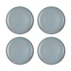 YöL Set of 4 Side Plates Solid Grey Dessert Dinner