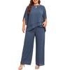 Hanna Nikole Women Plus Size Trouser Suit Women Festive Elegant