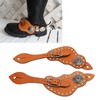 Spur Strap Artificial Leather Adjustable Western Spur Strap with Buckle