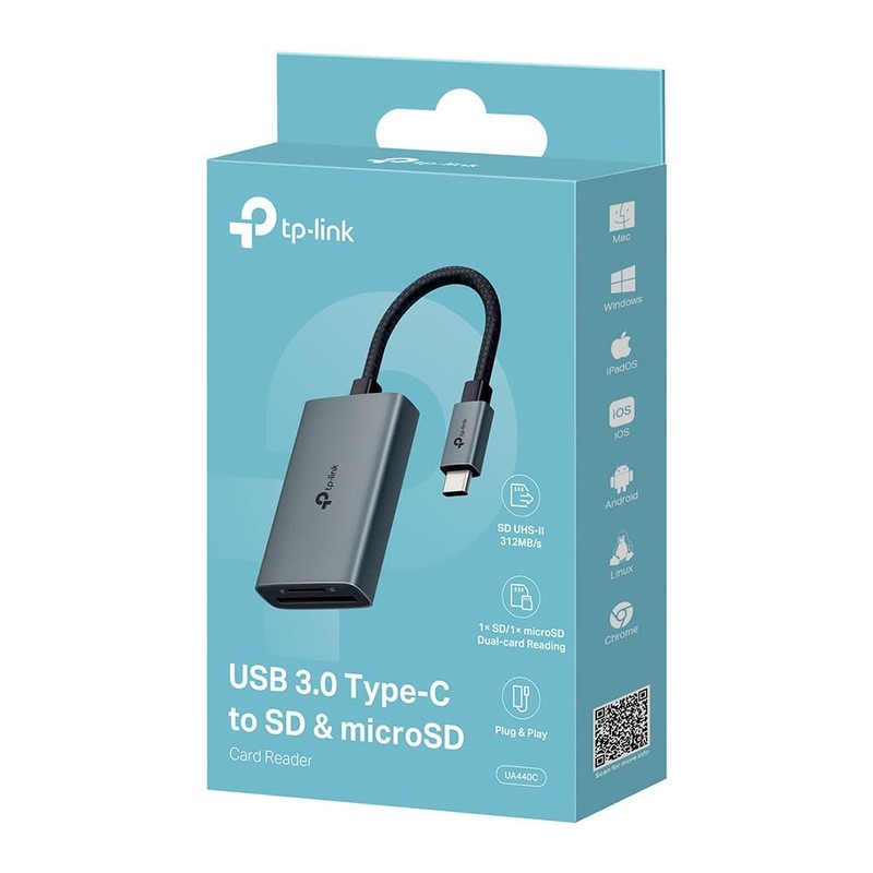 TP-Link USB 3.0 Type-C to SD & microSD 3.0 Card