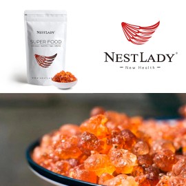 NESTLADY Natural Wild Peach Gum Edible Peach Blossom Tears Tao Jiao 桃胶 250g