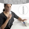 10 Pack Oxygen Tube Support Crimp Straightener, Oxygen Tubing Support