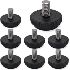 ForoGore 8 Pack 5/16-18 Thread Adjustable Furniture Leveler Feet - Stainless Steel Screw Foot Levelers Only Suitable for Furniture Feet with 5/16" Screw Hole