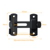 Shiwaki Stainless Steel Gate Latches Flip Latch Safety Door Bolt