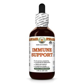 Immune Support Glycerite, Made in Hawaii, All Natural, Vegan, Lab Tested Alcohol-Free Liquid Extract - 2 fl.oz
