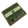 BP0203NV03 El Salvador Flag Embroidered Patch to Uniform, Kimono, Vest