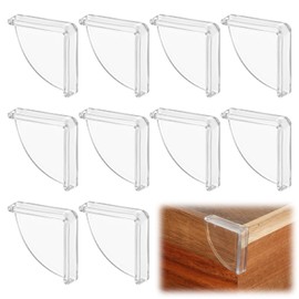 10 Pcs Corner Protectors, Clear Table Protectors, Furniture Corner Guards, Safety Guards Bumpers to Cover Tables Edge for Table Cabinet Window Sharp Furniture