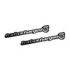 ERPART 2 x (Pair/Set) Turbo TURBOCHARGED Aluminum Emblems Badges for
