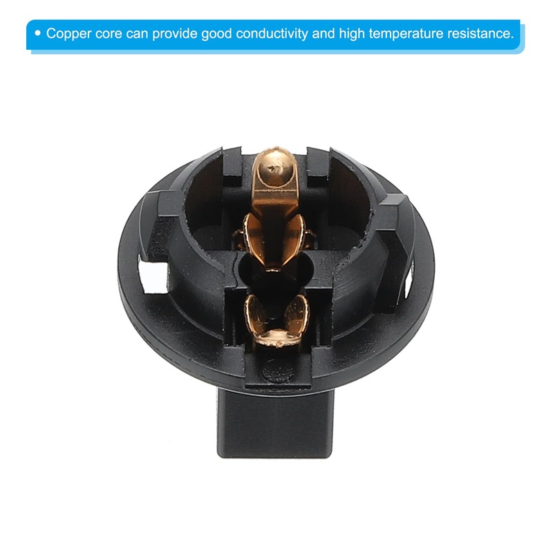 PATIKIL T10 Twist Lock Socket, 10pcs Instrument Panel Dash Light