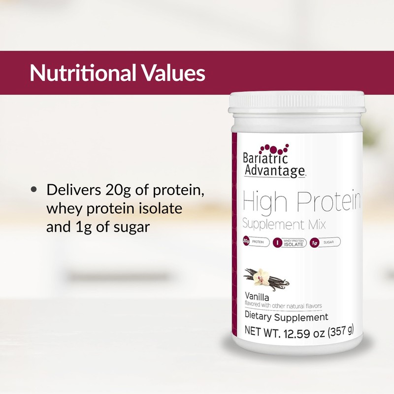 Bariatric Advantage High Protein Supplement Mix - Protein Powder -