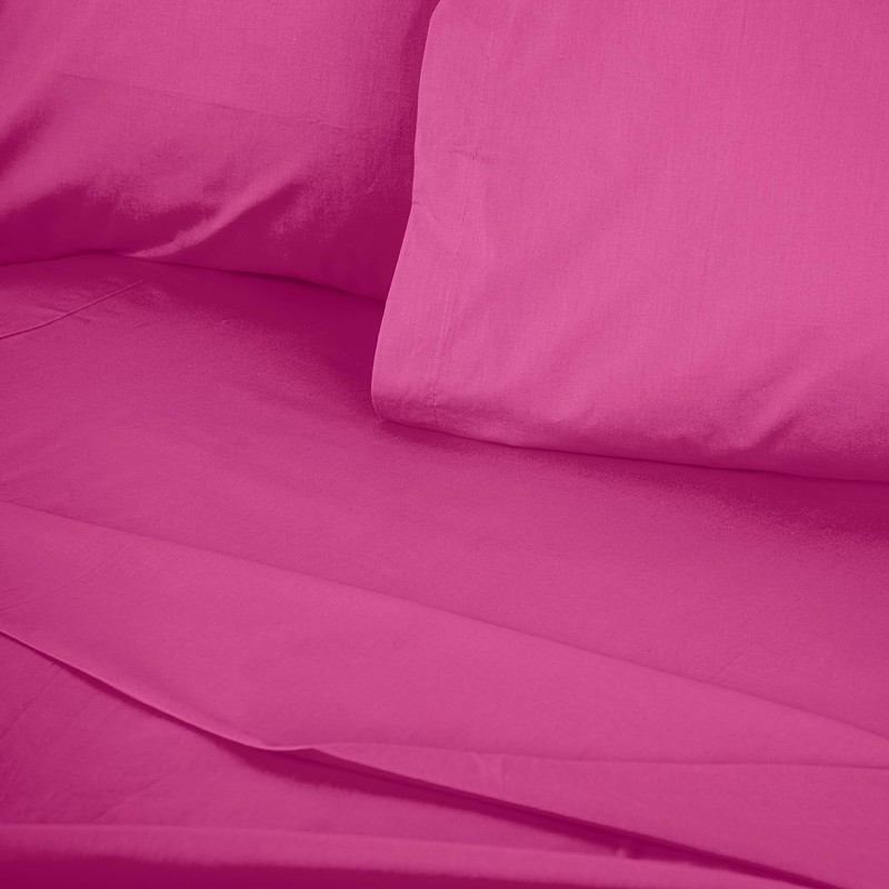 100% Cotton Ranforce Single Fitted Sheet (100 x 200+30 cm),