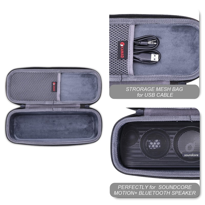 XANAD Speaker Case, Compatible with Soundcore Motion+ Bluetooth Speaker