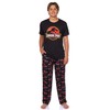 INTIMO Jurassic Park Pajamas Men's Logo Claw Slash Design Adult