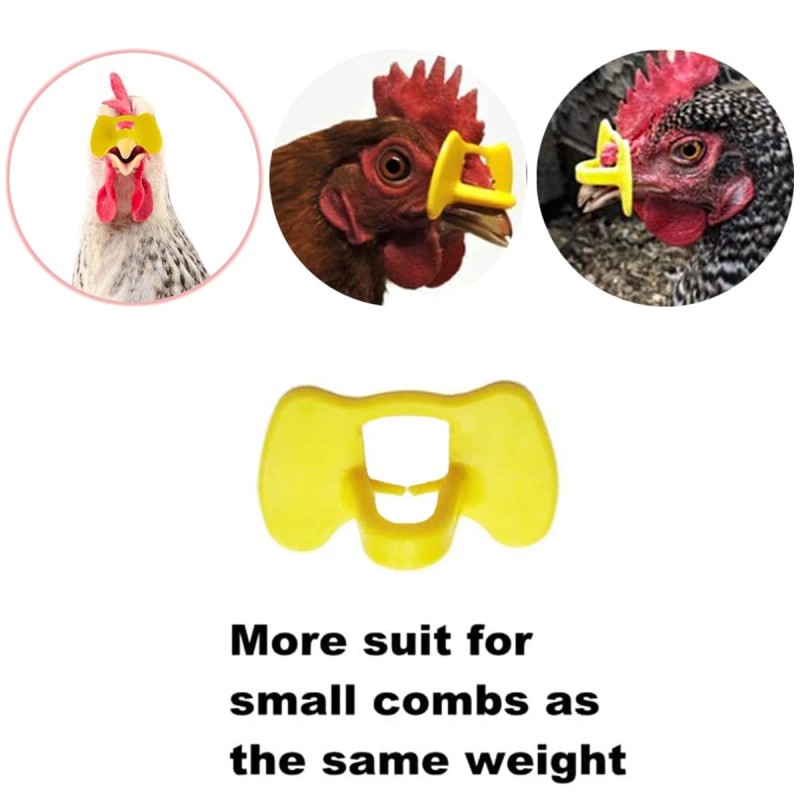 Weilan 20 Pieces Pinless Peepers with Pliers Chicken Peepers Eye