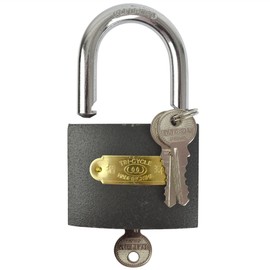 75mm Iron Padlock with Hardened Shackle Padlocks Shed Gate Lock TE756