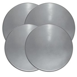 Range Kleen 550 Stainless Steel Round Burner Kovers, Set of 4