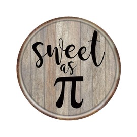 Vintage Metal Tin Sign Pi Day - Wreath 3.14 March 14th Happy Math Sign Greek Symbol Science Geek Sweet As Pie Quotes Country Wall Art for Home, Living Room, Kitchen & Bathroom 12X12Inch