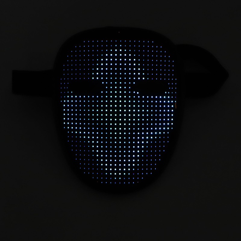 Kids LED Mask with Gesture Sensing USB Rechargeable RGB LED