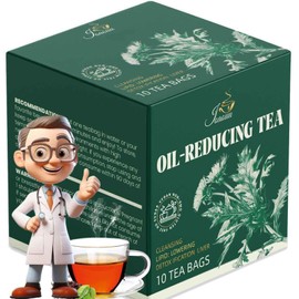 Oil Reducing Tea for Liver - 10 Herbal with Excellent Formula (1Box* 10Bag) (1)
