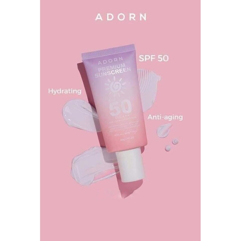 Adorn Premium Sunscreen SPF 50 PA+++ 50g