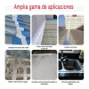 Cinta Impermeable Tapa Goteras 20cm X 10mts Plateado Lisa